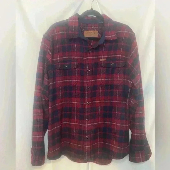 Men’s Orvis Plaid Cotton Button Up Plaid Shirt - Picture 1 of 4